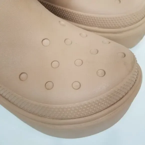 Crocs Stomp 208718 Women's Faux Fur Lined Size 12 - Picture 5 of 9